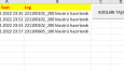 Genel Excel Çalışmaları