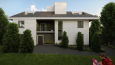 Villa Dış Cephe Render ve Ruhsat Projesi