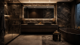 Modern Salon-Mutfak-Yatak Odası-Banyo 