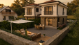 İkiz Villa Dış Mekan Modelleme ve Bahçe Tasarımı