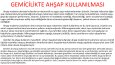 DENİZCİLİKTE KULLANILAN AHŞAPLARIN KORUNMASI