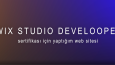 Wix Studio Developer Sertifikası için Yaptığım Websitesi