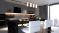 Yüksek Kalitede Gerçekçi İç Mekan Render, 3D tasarım Mutfak