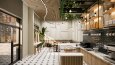 MODERN KAFE İÇ KENA TASARIMI