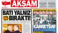 Akşam Gazetesi - Kapak Sayfası Tasarımları