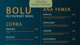 Restaurant Menü/Broşür Tasarımı