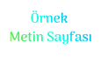 Hakemli Makale Redaksiyon ve Akademik Düzenleme