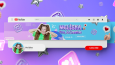 Meliska youtube kanalı banner tasarımı