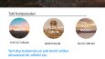 Tur şirketi temalı - Web sitesi arayüz tasarımı