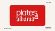 Plates of Albania - kimlik tasarımı
