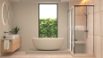 Modern Bathroom Interior – 3D Visualization & Photorealistic