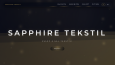 Sapphire Tekstil akıcı kurumsal website tasarımı.