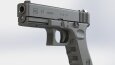 Glock 17 Pistol SolidWorks 3D Model
