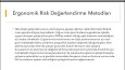 Ergonomi- Risk değerlendirme faktörleri ve OWAS 