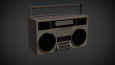 Vintage Retro Boombox Radio Cassette Player