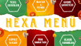 hexa pizza puzzl menü