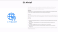 Wordpress Minimal E-Ticaret Sitesi