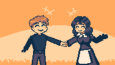 Pixel art oyun introsu