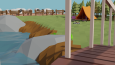 Low Poly Sahne