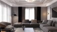 Villa 3d iç mekan tasarımı 