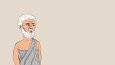 Historical character illustration