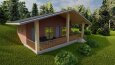 YAYLA EVİ 3 BOYUTLU TASARIM RENDER ÇALIŞMASI