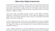 San Global Otomotiv Hakkımızda Sayfası