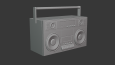 Vintage Retro Boombox Radio Cassette Player