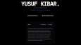 Yusuf Kibar Portfolyo Web Sitesi