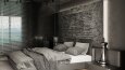 Yatak odası tasarımı-Loft konsept