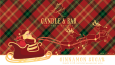 Candle And Bar Christmas Label Designs 