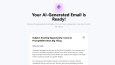AI Email Generator – Professional & Personalized Emails