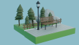 Yapmış olduğum bir park modeli