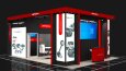 Fuar Standı -Ahşap Stand 3D Modelleme