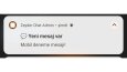 Zeyder Chat – Gerçek Zamanlı Destek Sistemi Mobil