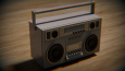 Vintage Retro Boombox Radio Cassette Player