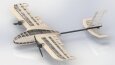 Lazer Kesim 3D Rc Uçak modeli