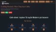Modern Web Siteleri yaptım kafe/araç/mimar