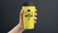 Hipster Coffee Logo Tasarımı