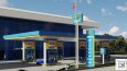 Akaryakıt İstasyonu 3D Modelleme