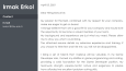 PROFESYONEL CV VE COVER LETTER TASARIMI