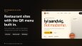 Online sipariş sistemi + QR menü + admin panel