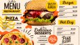 Restaurantın etkileyici tanıtımı için broşür tasarımı   