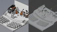 2D Konseptten 3D Modele: Meslek Dioramaları (3D Baskı)