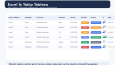 Excel Otomasyon Dashboard – İş Takip ve Raporlama Sistemi
