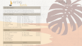 Menu (Hotel's)