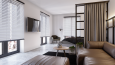 3D Mimari İç mekan Görselleştirme - 3D Living Room / Bedroom