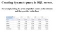 SQL Serverda Dinamik Sorgular hazırlayabilirim