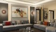 Villa salonu modelleme ve render