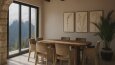 Modern Yemek Odası Görselleştirme ve Animasyon (3ds Max + Co